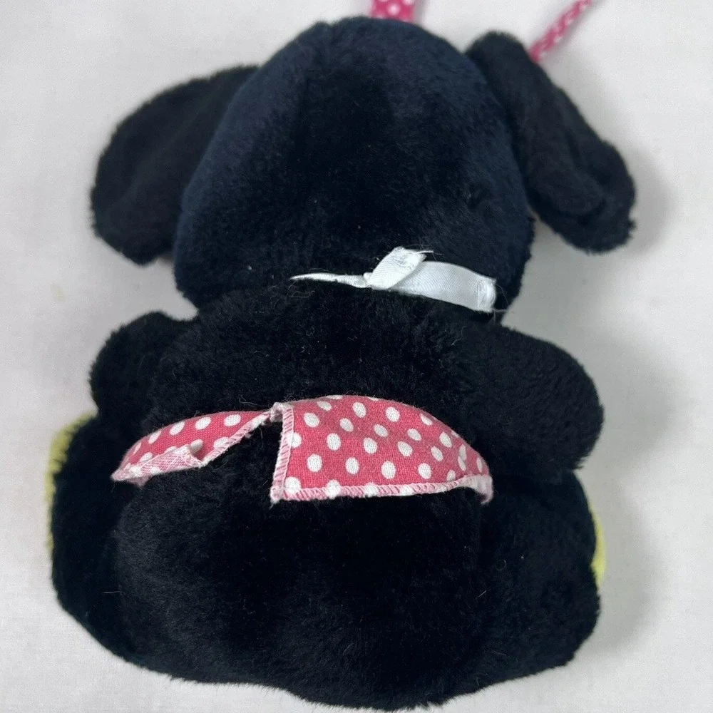 Vtg‎ Disney Minnie Mouse Plush Doll Stuffed Toy Walt Disney Korea eye wear